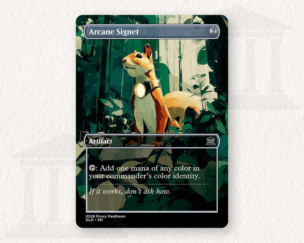 Arcane Signet (Squirrel) | Proxy Card