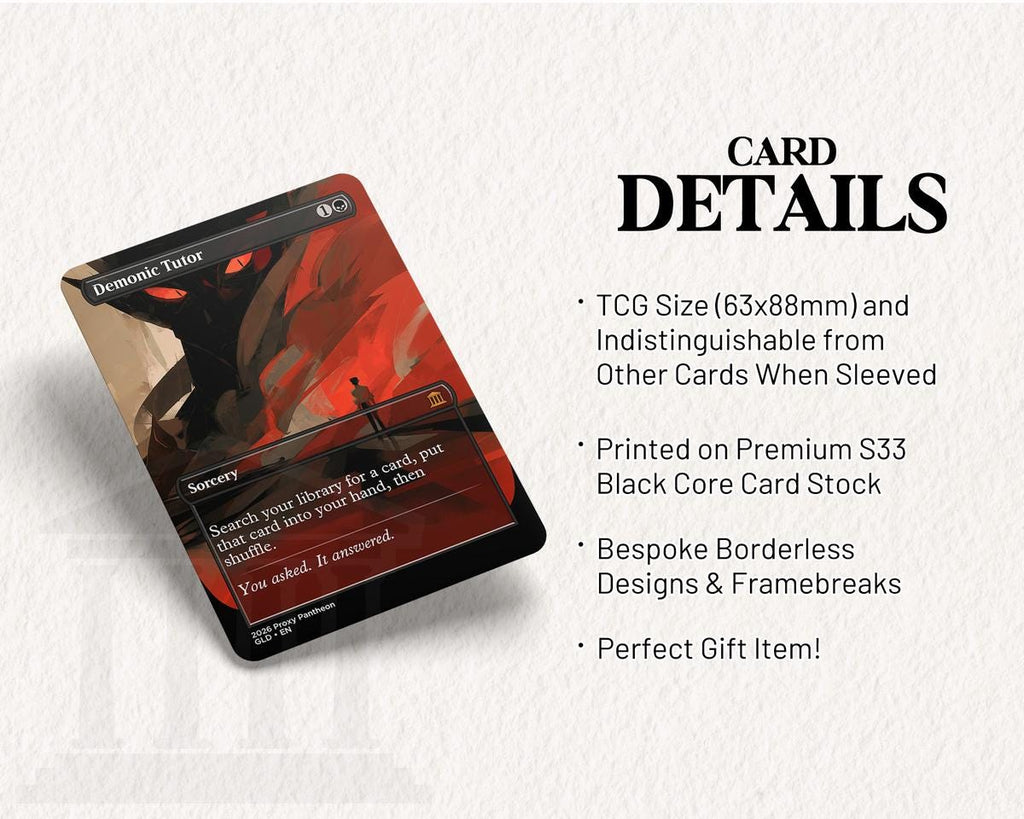 Demonic Tutor (v3) | Proxy Card (Shadow)