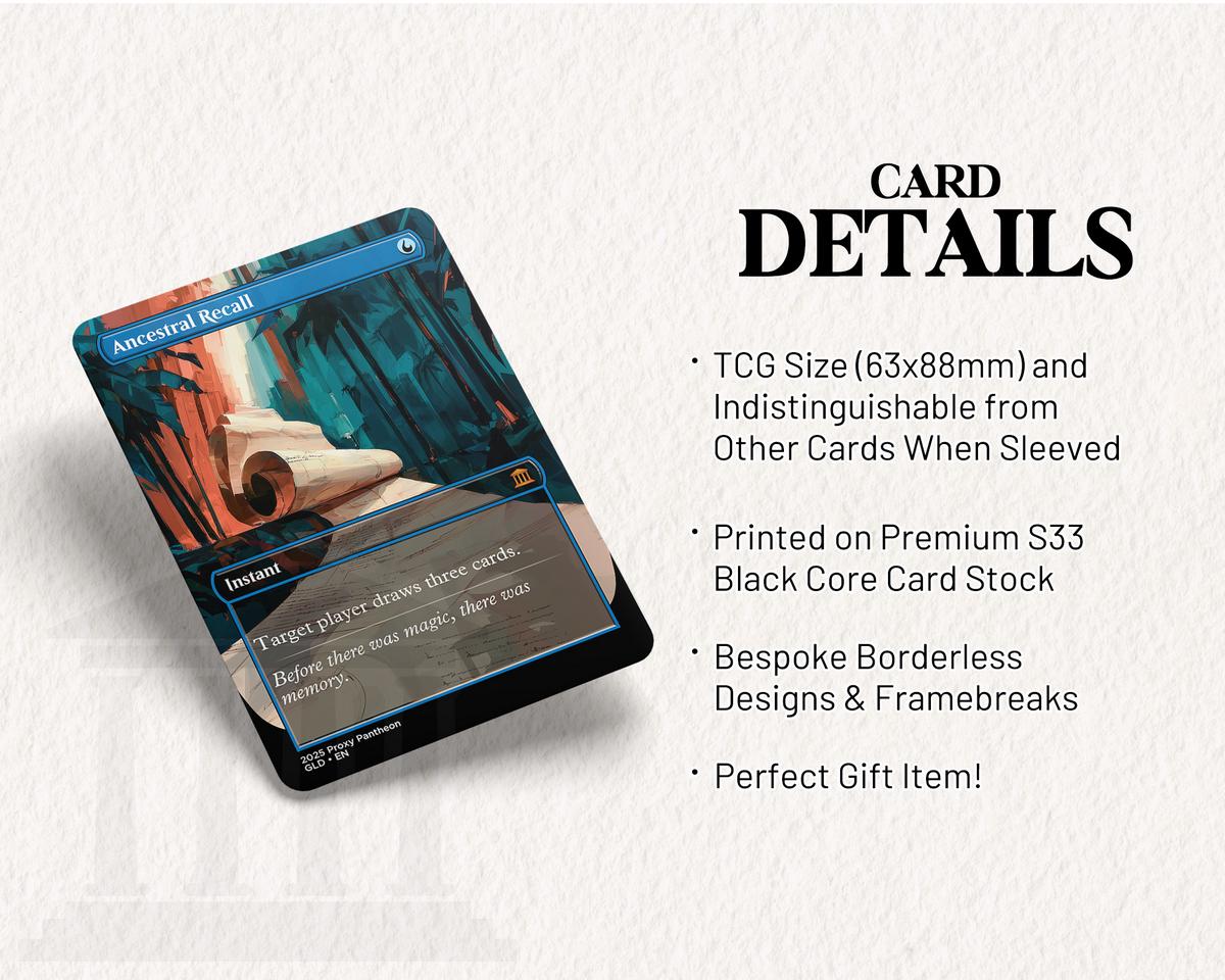 Ancestral Recall | Proxy Card