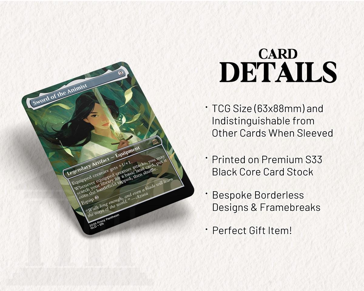 Sword of the Animist | Proxy Card