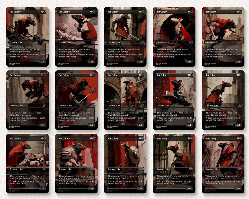 Rat Typal Commander Proxy Deck