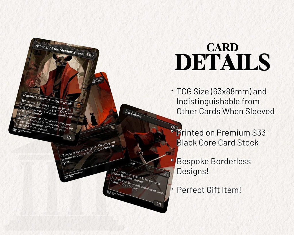 Rat Typal Commander Proxy Deck