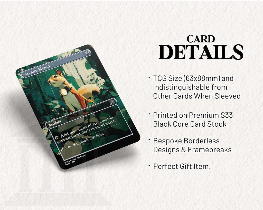 Arcane Signet (Squirrel) | Proxy Card