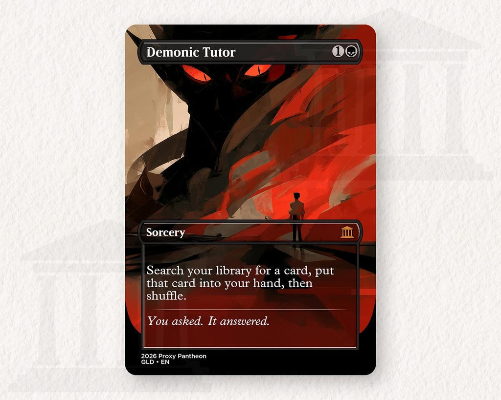 Demonic Tutor (v3) | Proxy Card (Shadow)