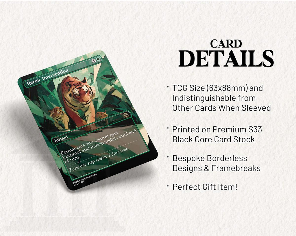 Heroic Intervention (v2) | Proxy Card (Tigers)