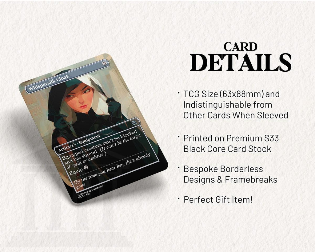 Whispersilk Cloak | Proxy Card