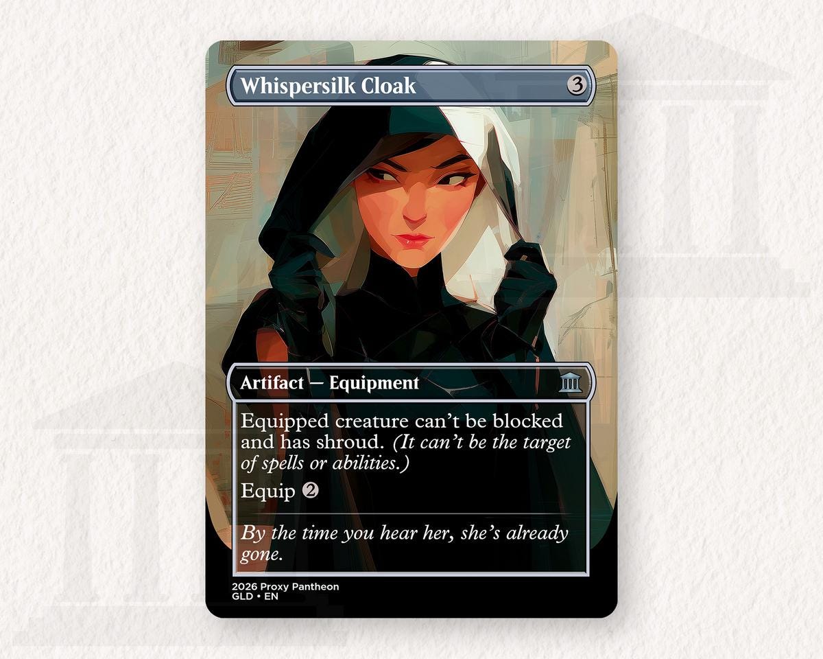 Whispersilk Cloak | Proxy Card