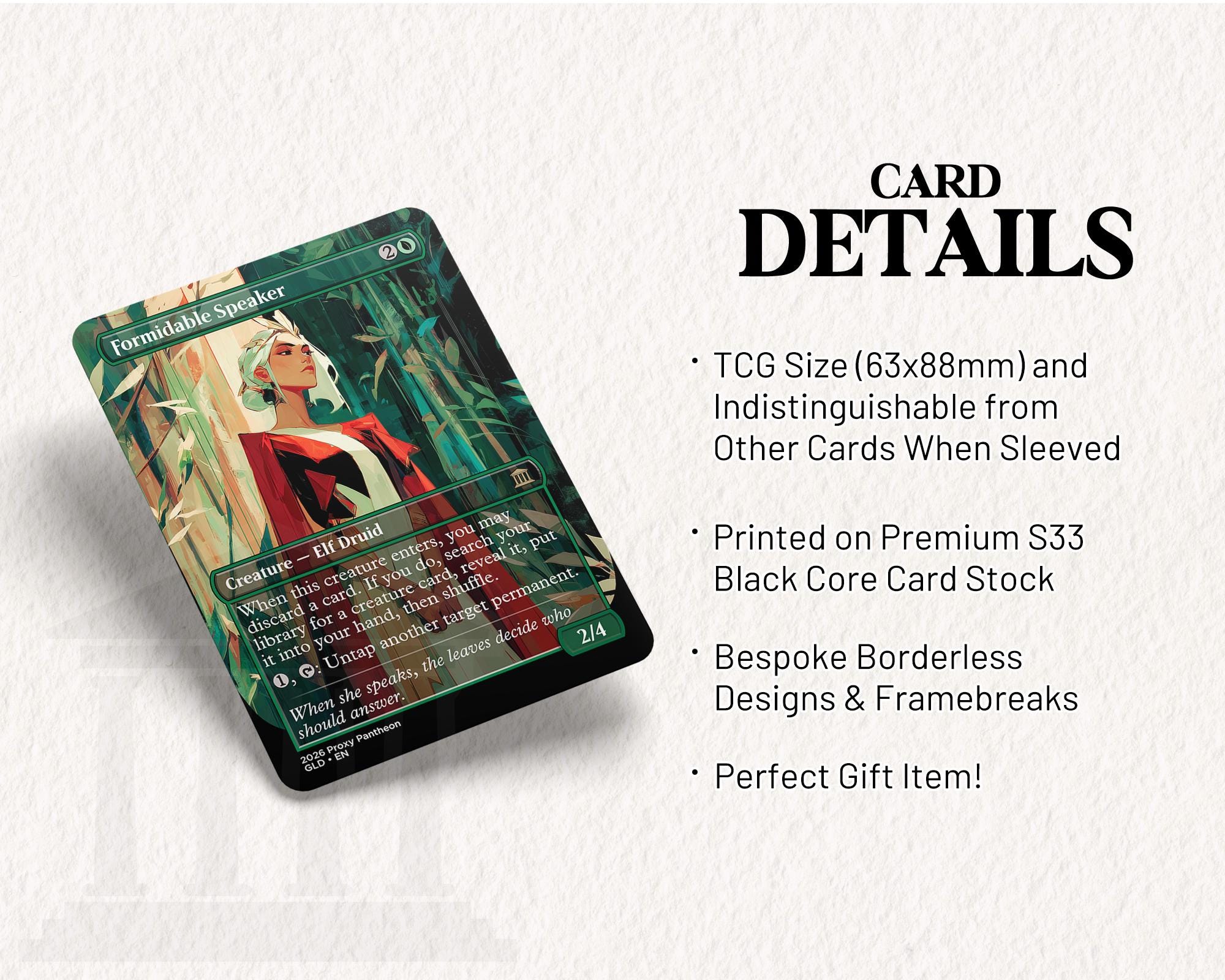 Formidable Speaker | Proxy Card