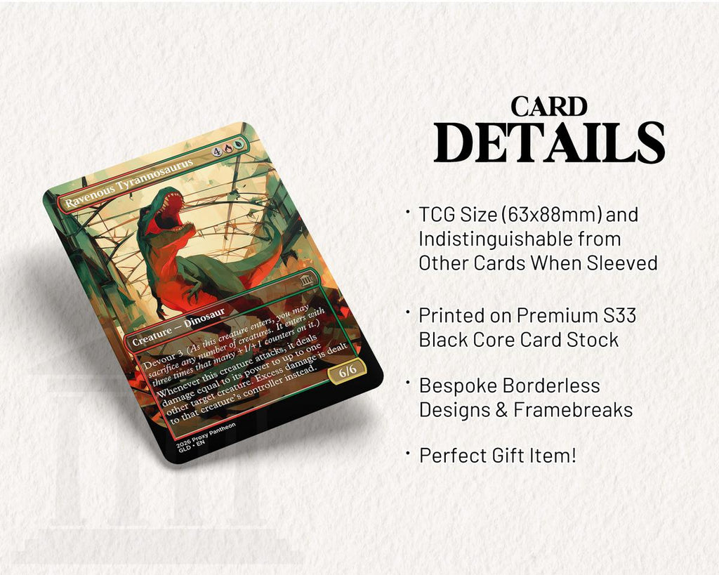 Ravenous Tyrannosaurus | Proxy Card