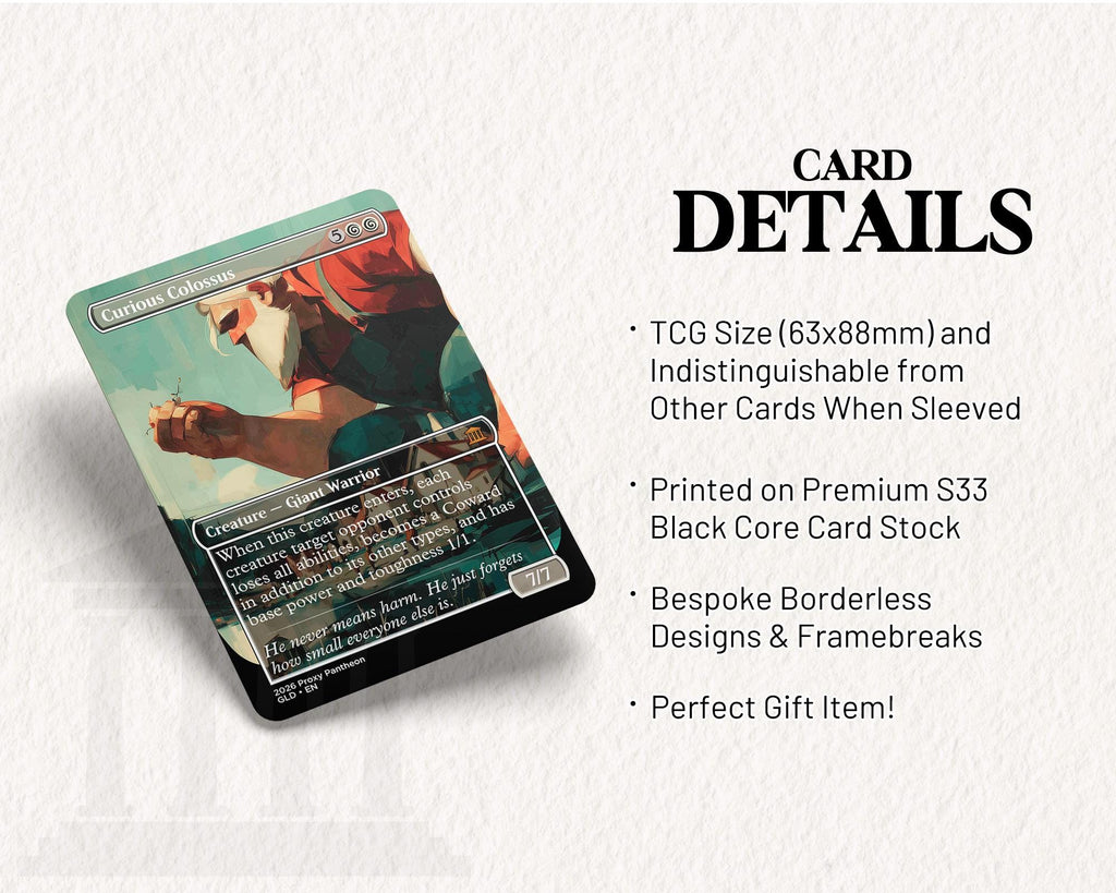 Curious Colossus | Proxy Card