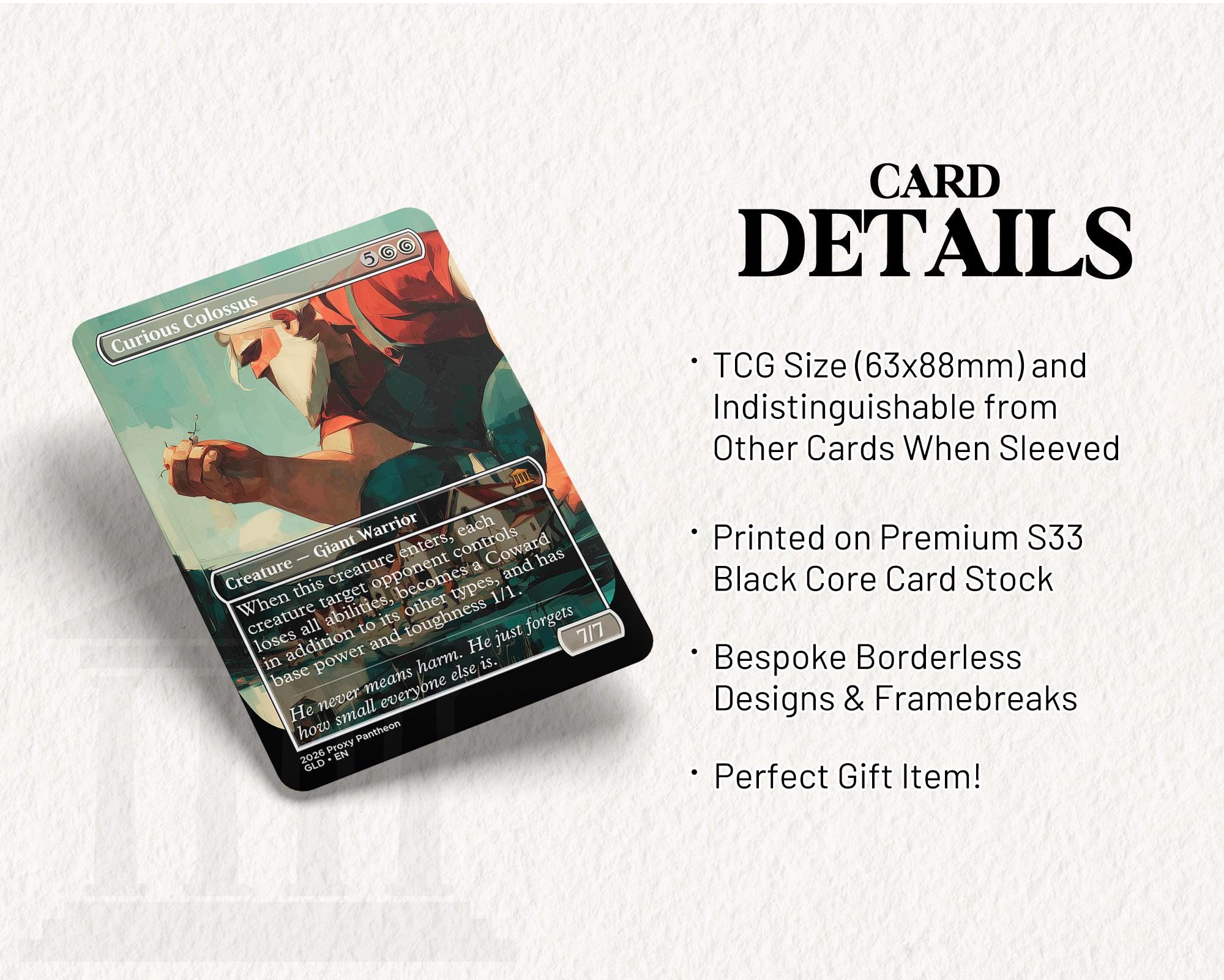 Curious Colossus | Proxy Card