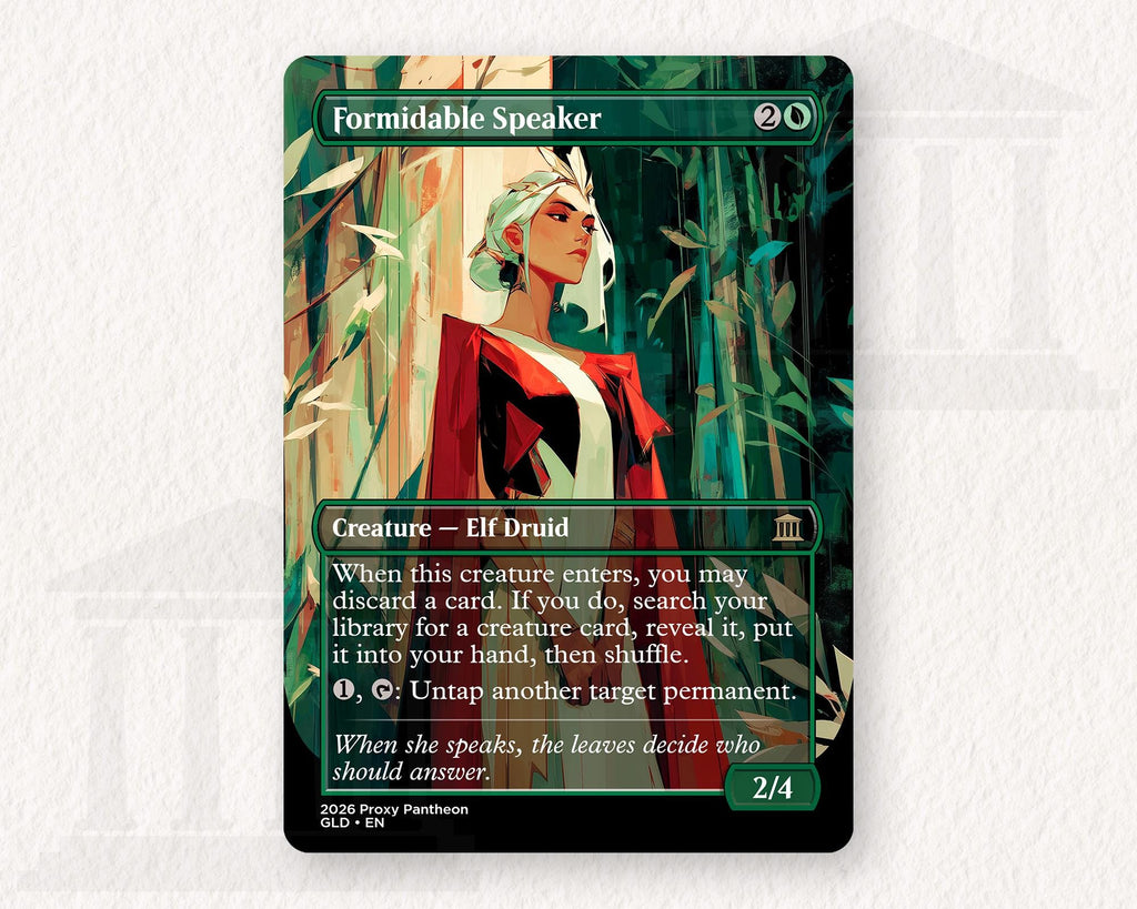 Formidable Speaker | Proxy Card