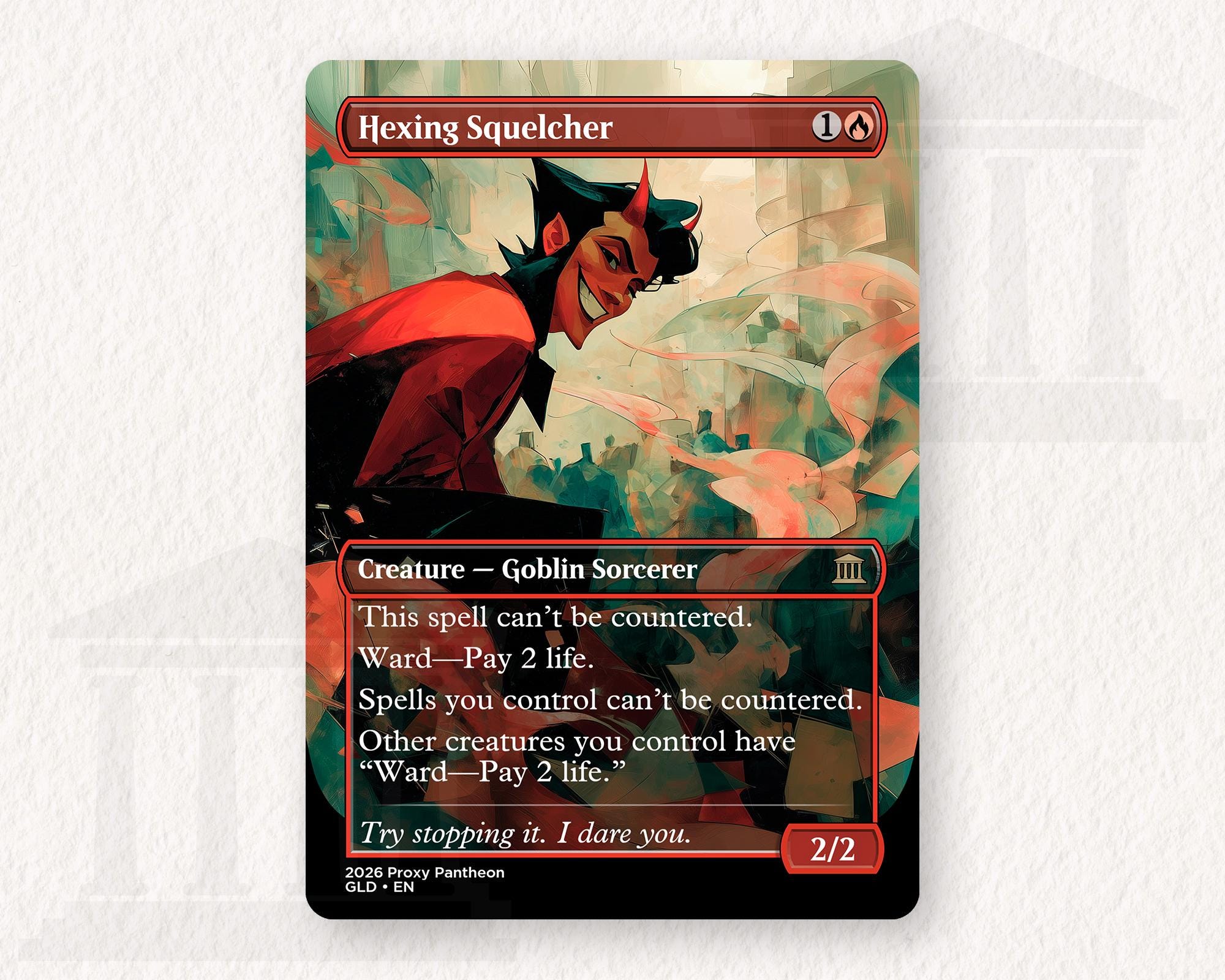 Hexing Squelcher (v2) | Proxy Card (Guy)