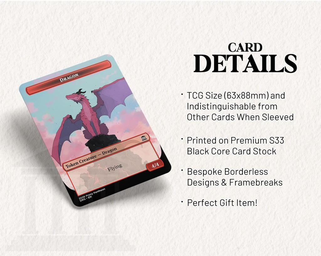 Dragon (4/4) Token | Proxy Card
