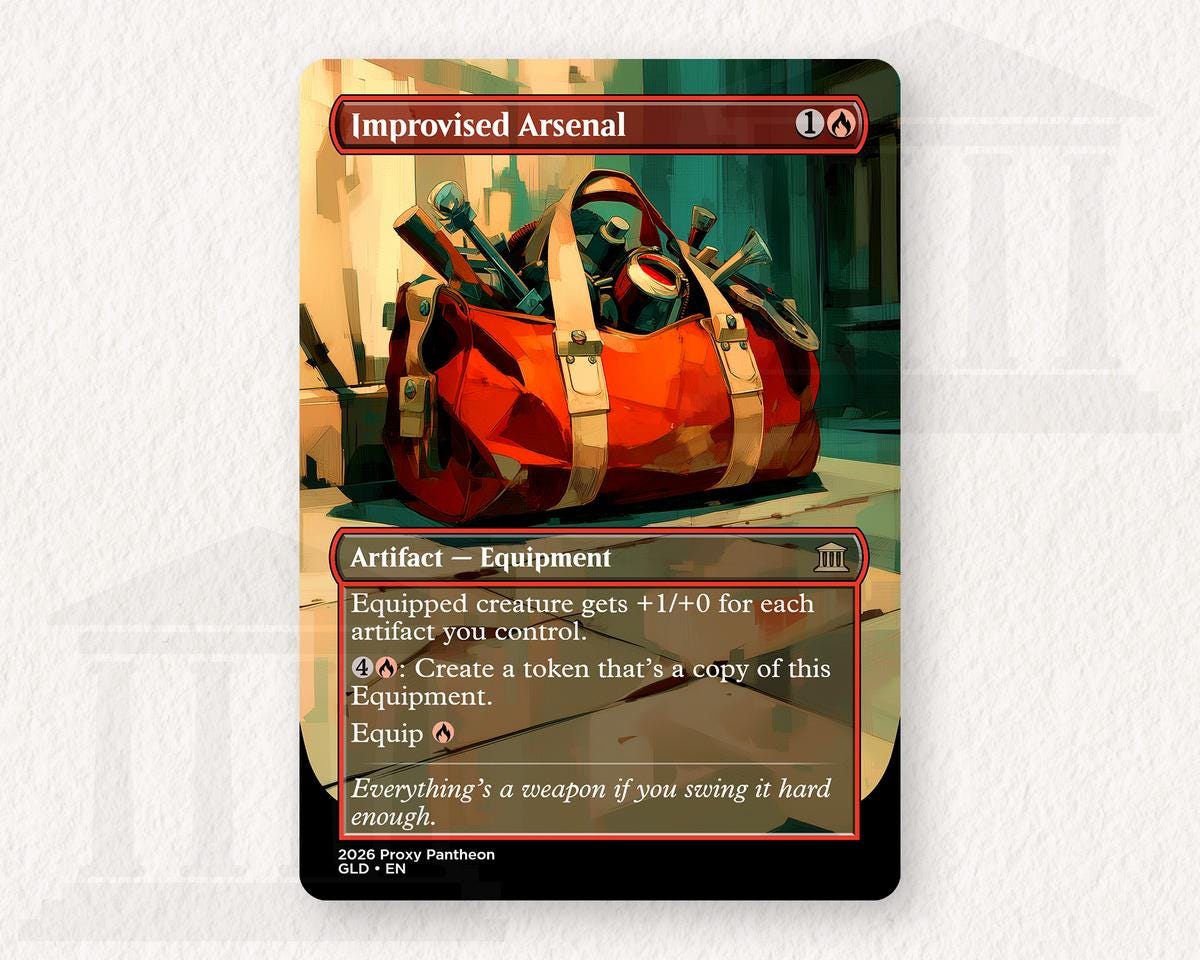 Improvised Arsenal | Proxy Card