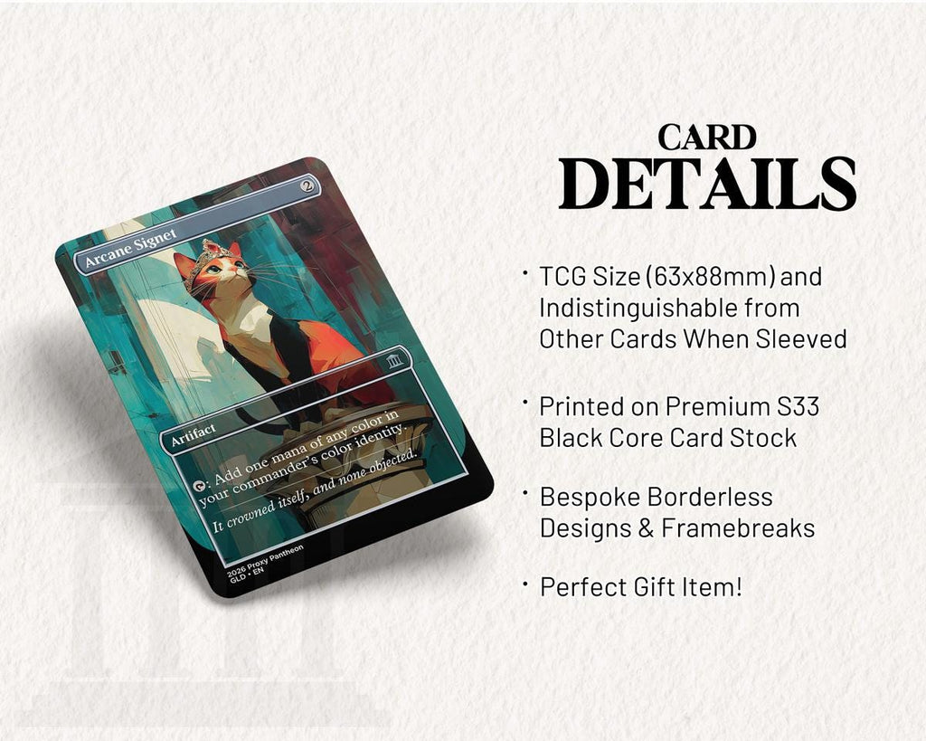 Arcane Signet (Calico Cat) | Proxy Card