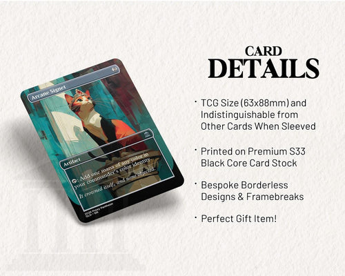 Arcane Signet (Calico Cat) | Proxy Card