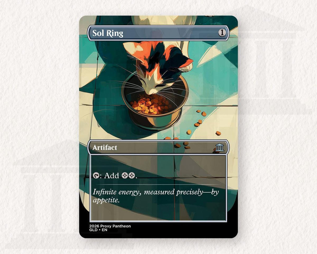 Sol Ring (Calico Cat) | Proxy Card