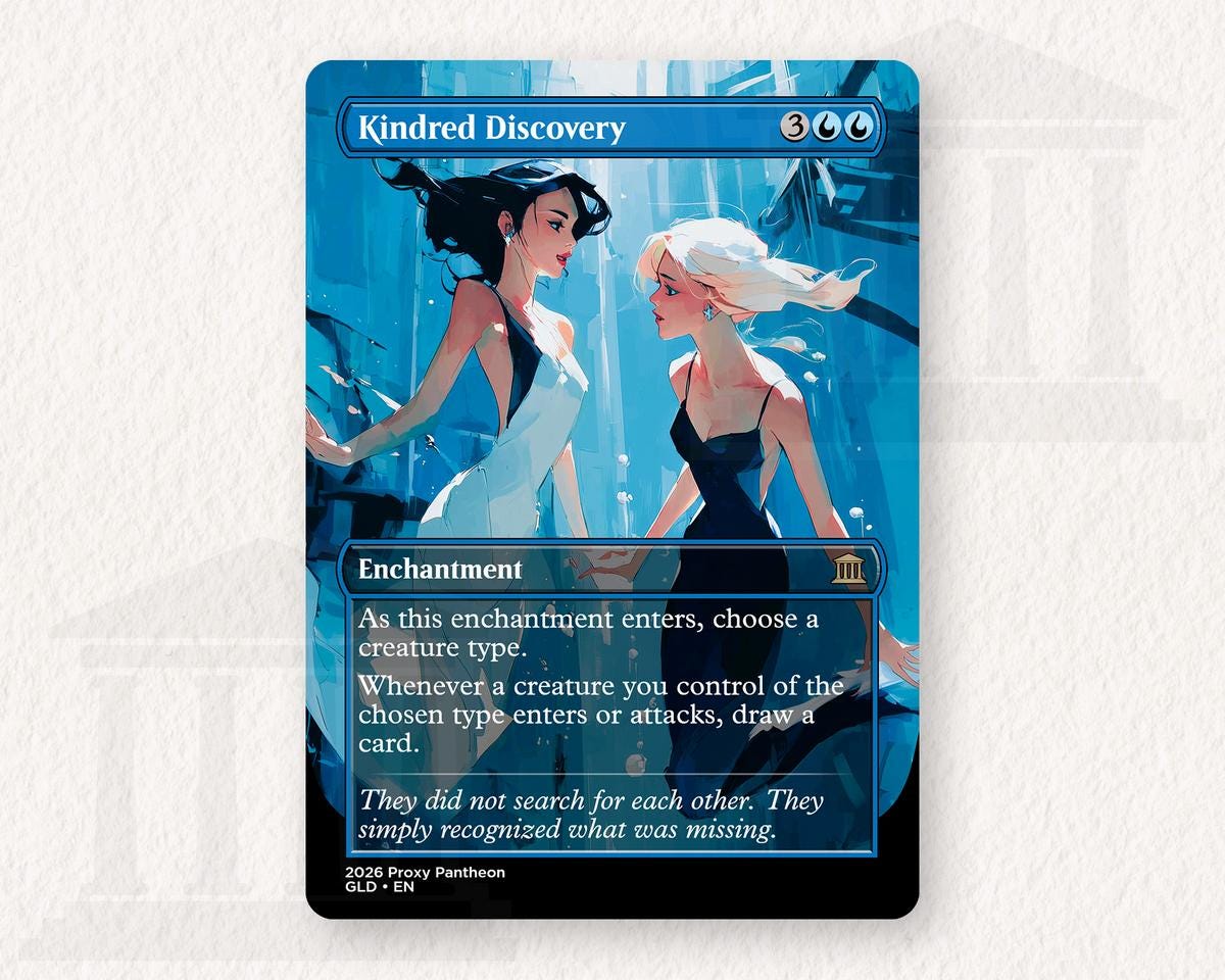 Kindred Discovery (Merfolk) | Proxy Card
