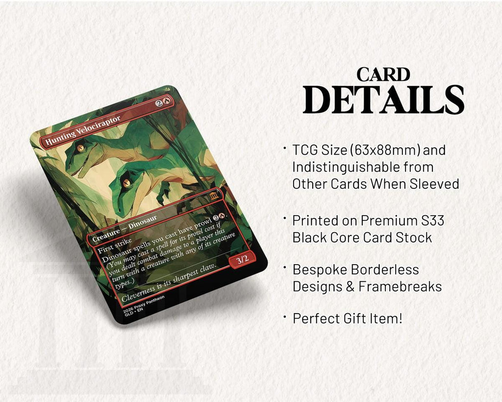 Hunting Velociraptor | Proxy Card