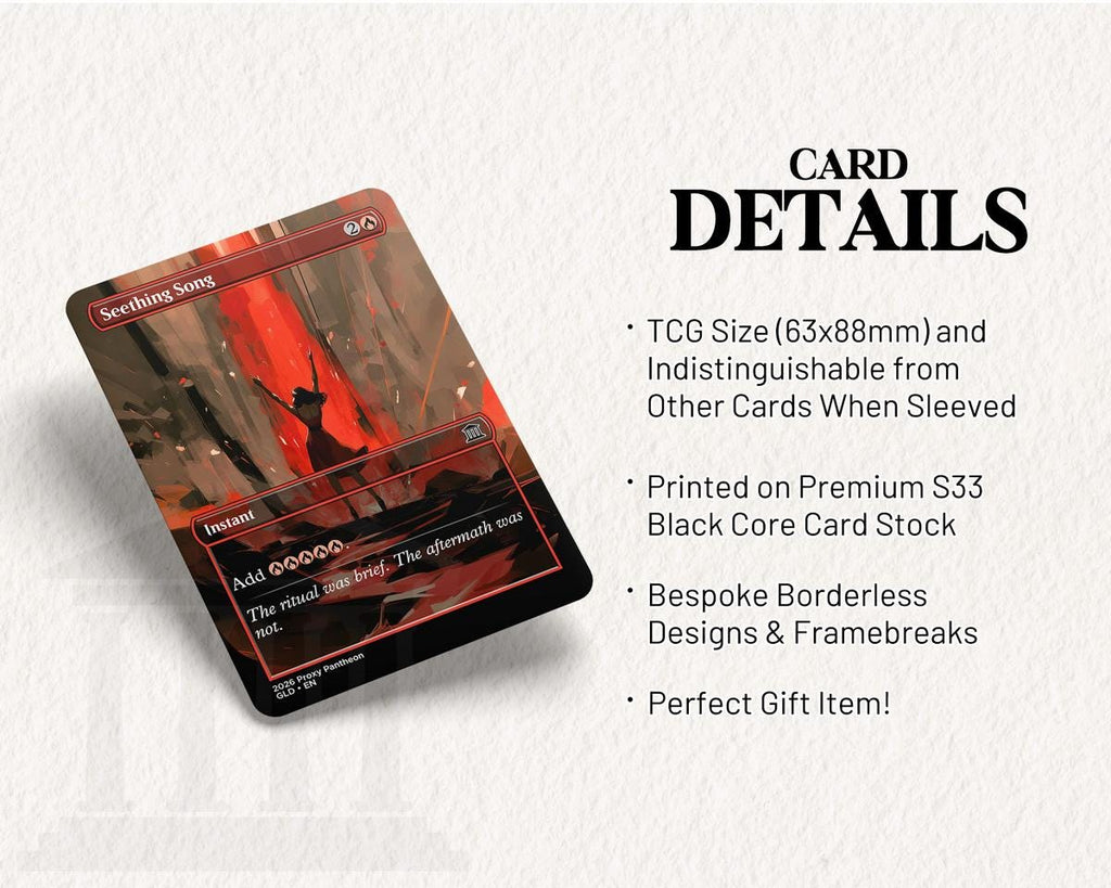 Seething Song | Proxy Card