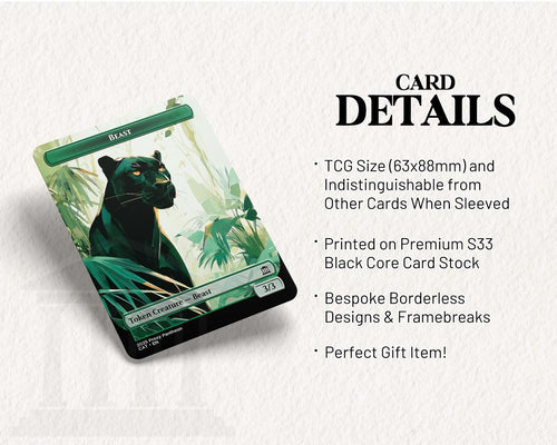 Beast (3/3) Token (Cat Deck) | Proxy Card
