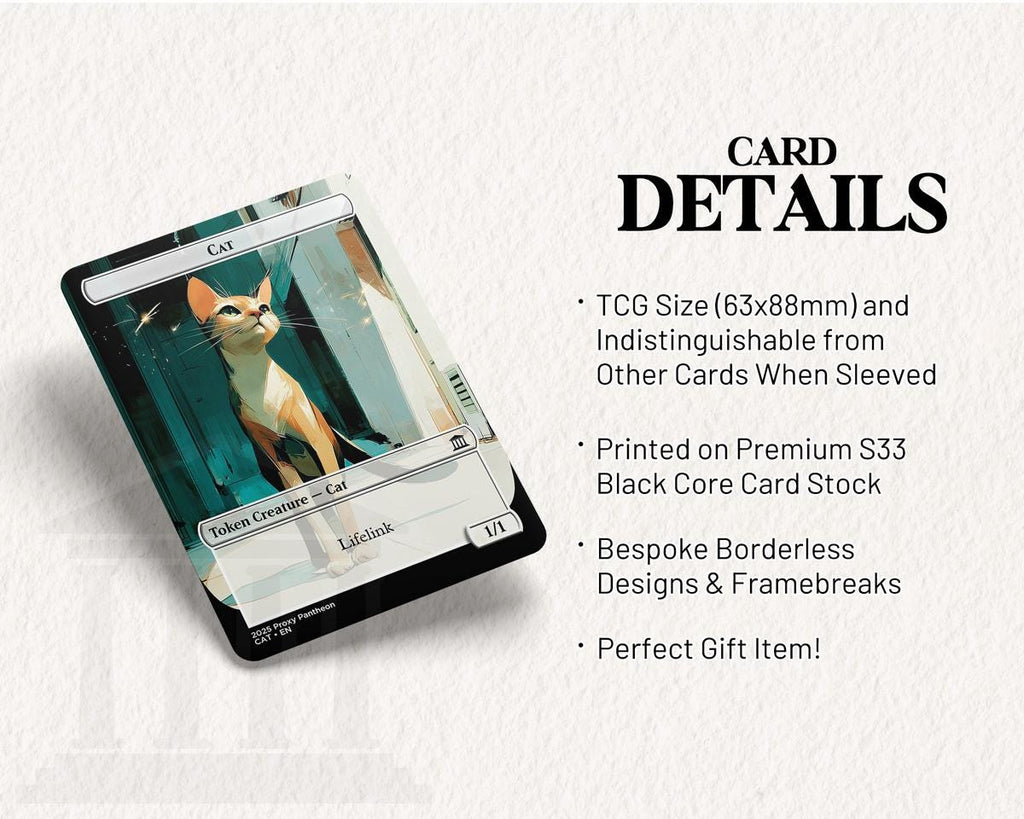 Cat (1/1) Token (Lifelink) | Proxy Card