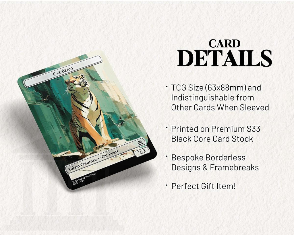 Cat Beast (2/2) Token | Proxy Card