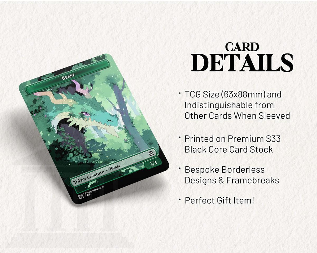 Beast (3/3) Token | Proxy Card (Dragon)