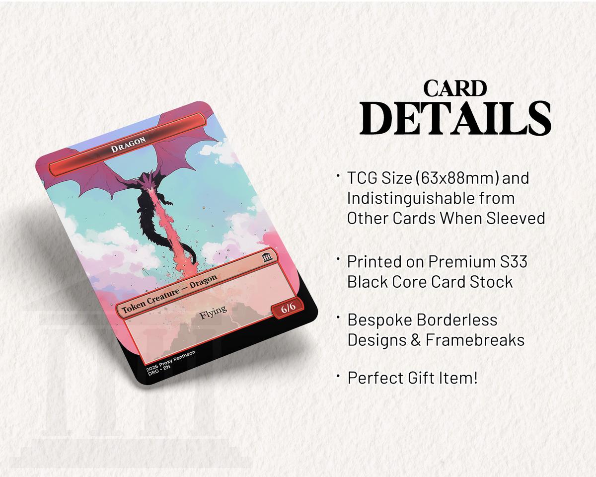 Dragon (6/6) Token | Proxy Card
