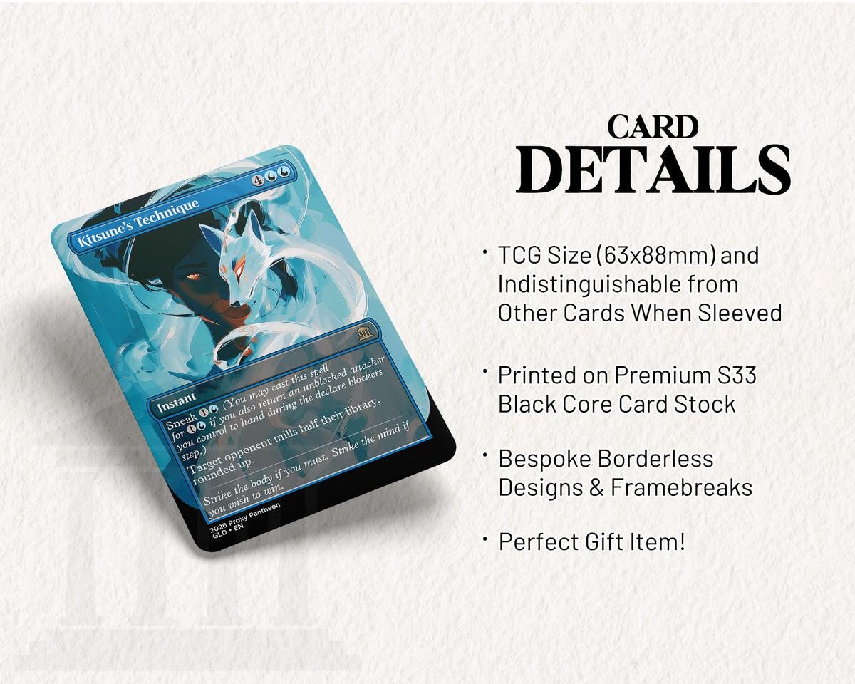 Kitsune’s Technique | Proxy Card