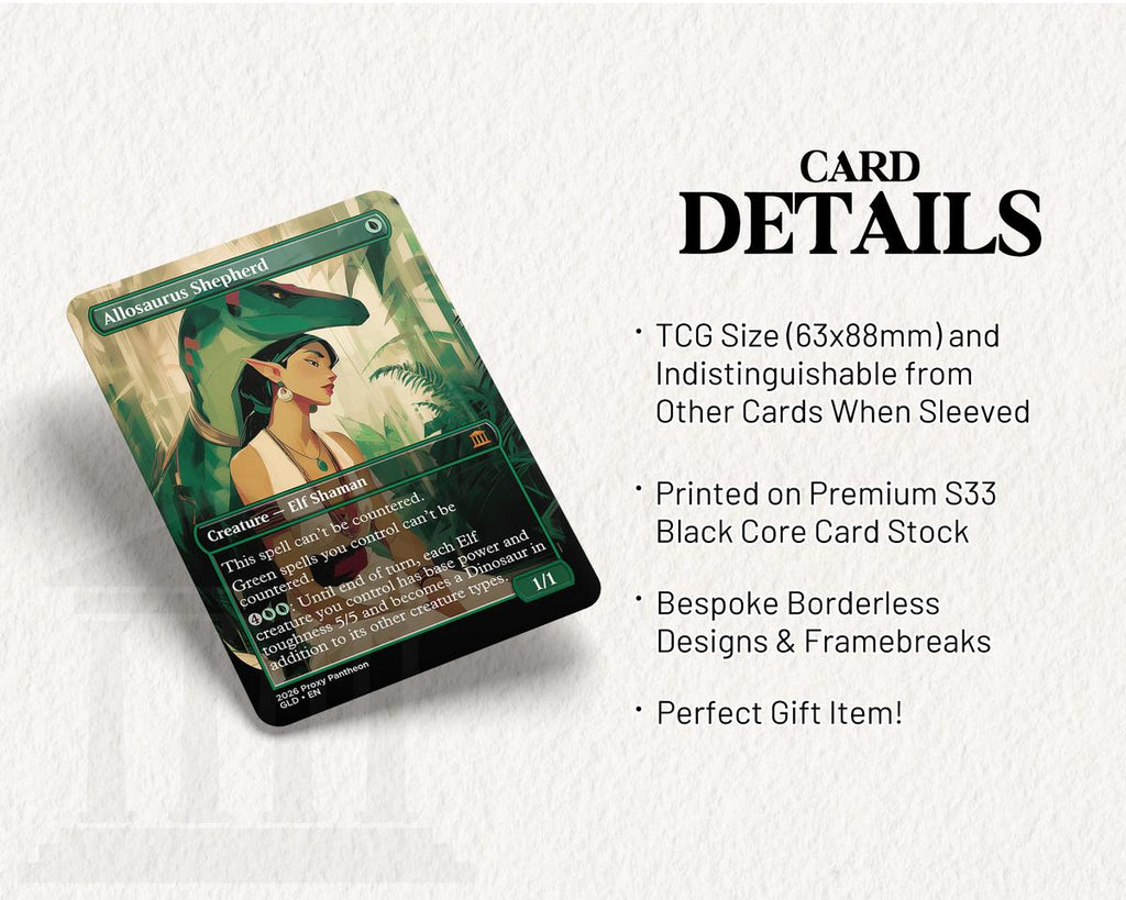 Allosaurus Shepherd | Proxy Card