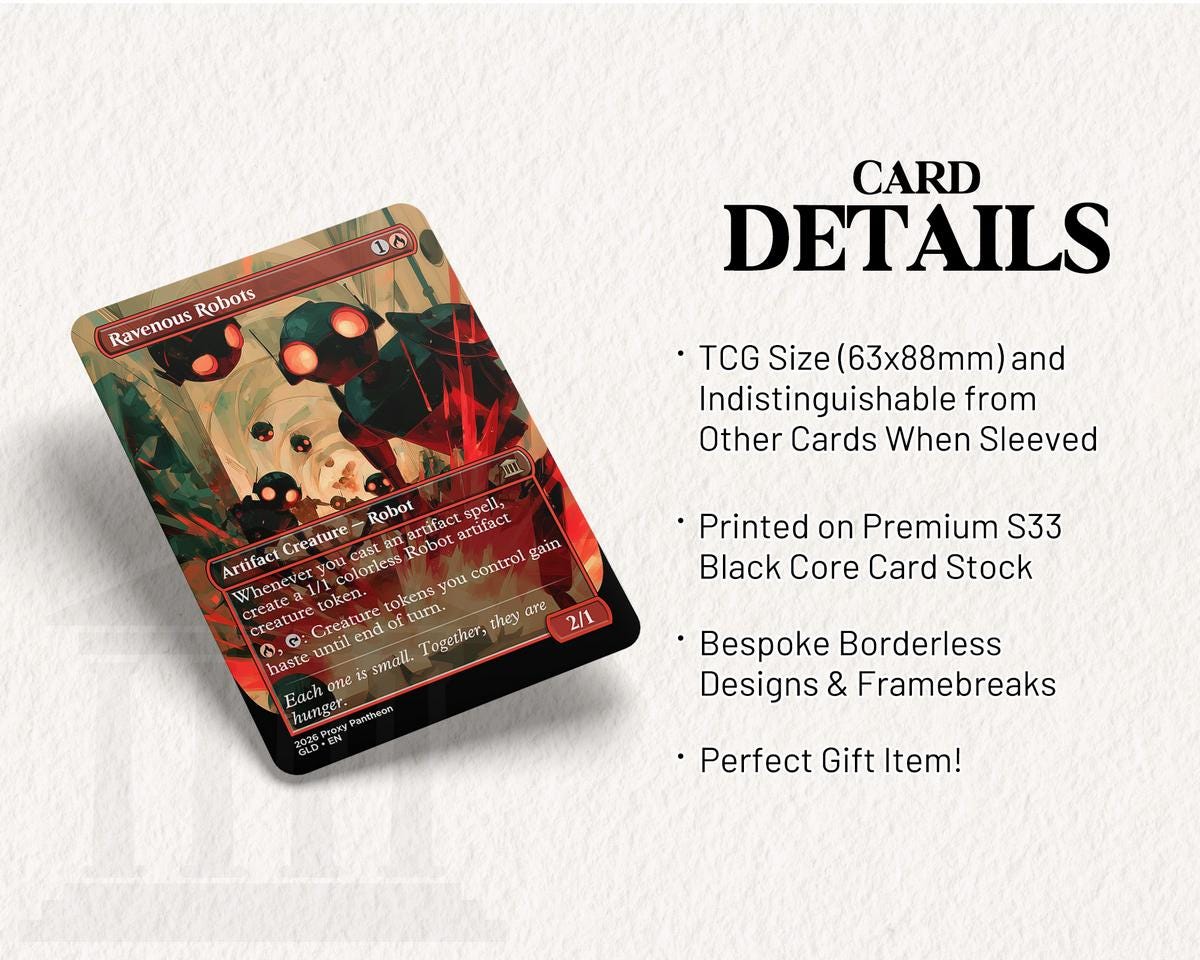 Ravenous Robots | Proxy Card