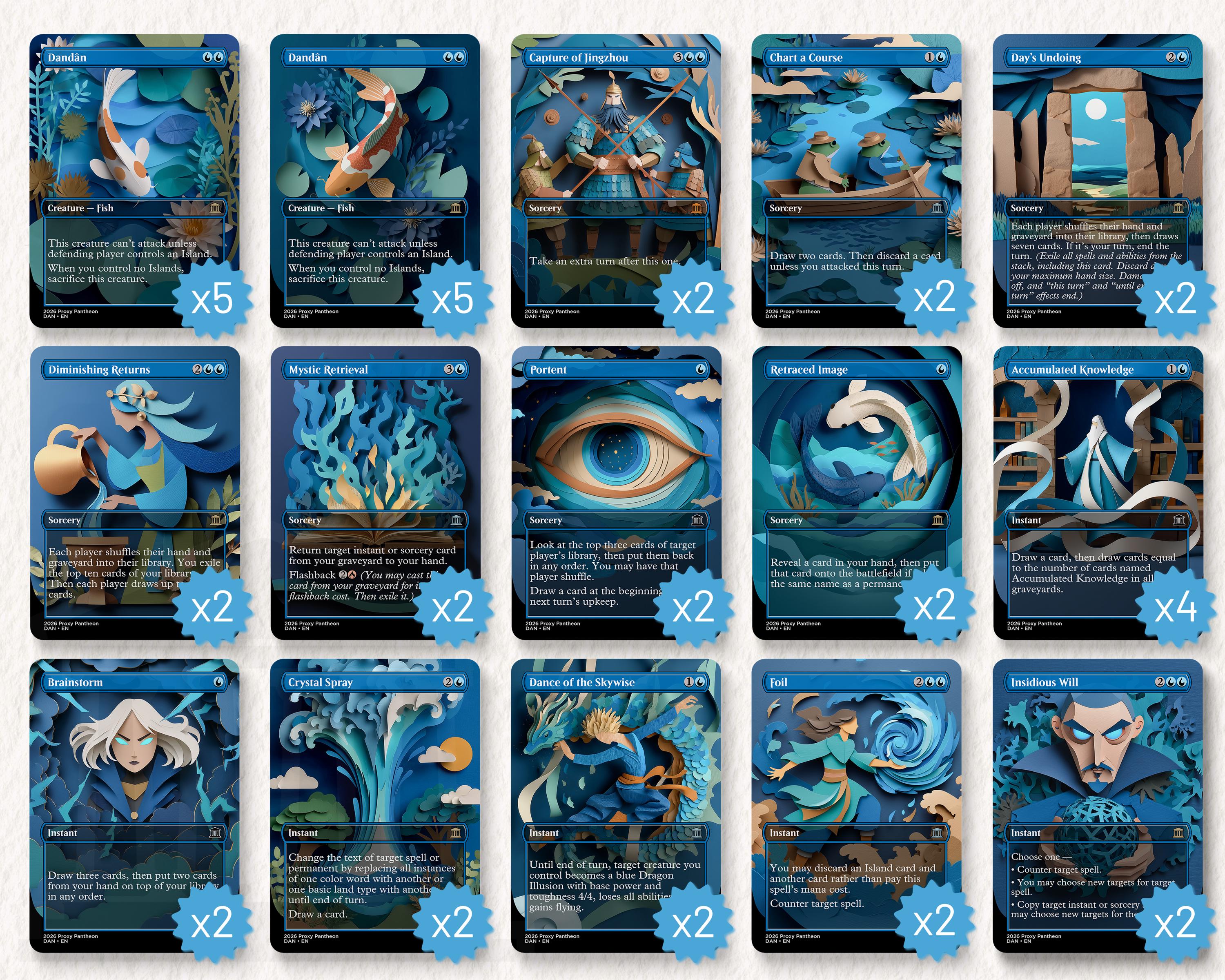 Dandan, Forgetful Fish Proxy Deck – Proxy Pantheon