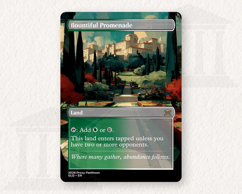 Bountiful Promenade Proxy Playtest Card