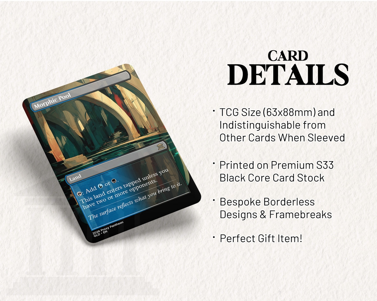 Morphic Pool | Proxy Card | Battlebond Land