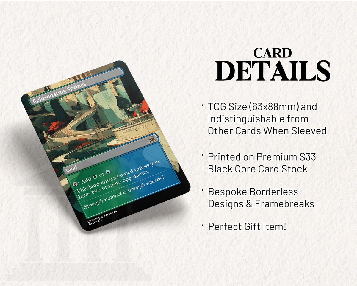 Rejuvenating Springs | Proxy Card | Battlebond Land