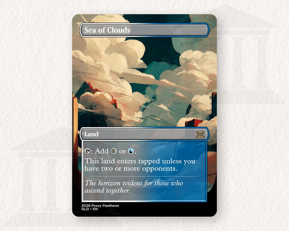 Sea of Clouds | Proxy Card | Battlebond Land