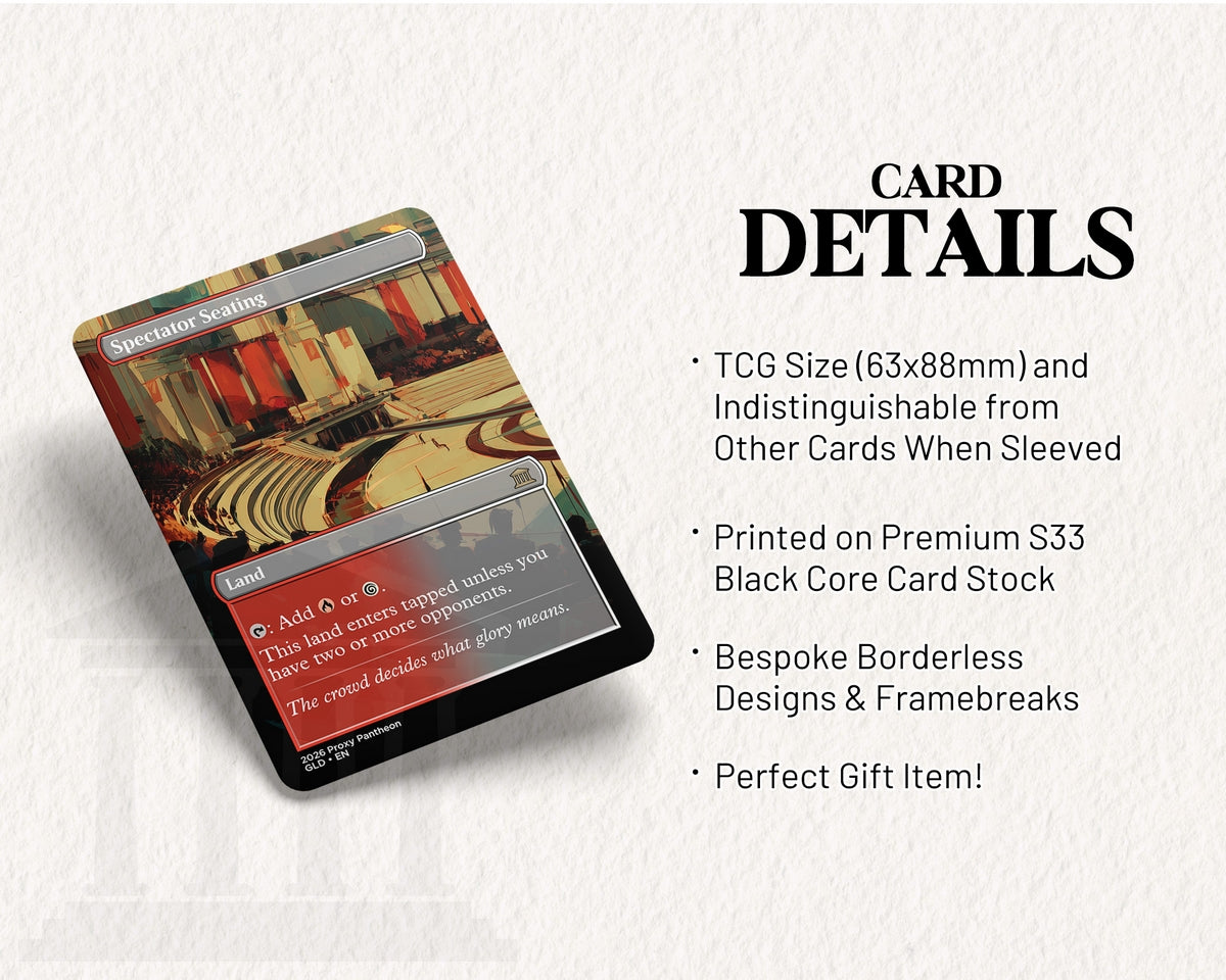 Spectator Seating | Proxy Card | Battlebond Land