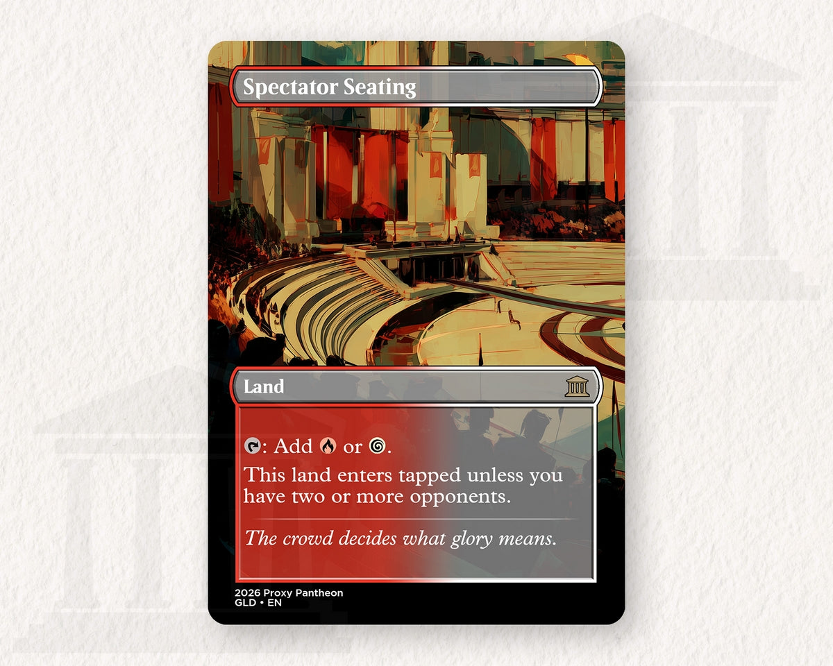 Spectator Seating | Proxy Card | Battlebond Land