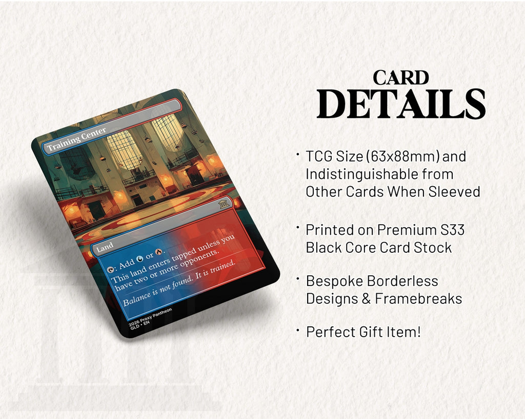 Training Center | Proxy Card | Battlebond Land