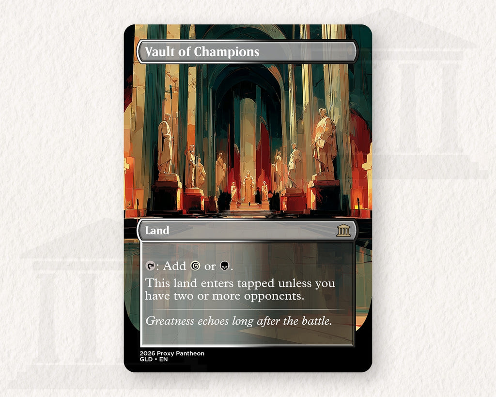 Vault of Champions Proxy Playtest Card