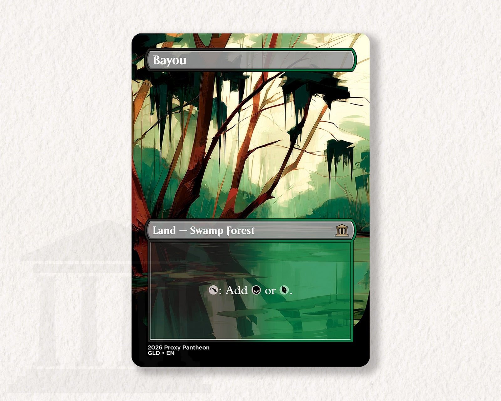 Bayou | Proxy Card | Dual Land