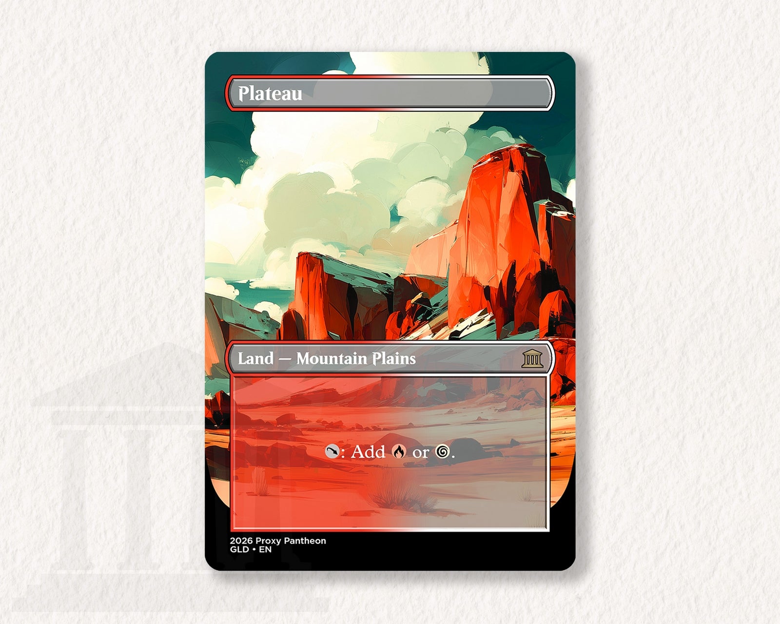 Plateau | Proxy Card | Dual Land