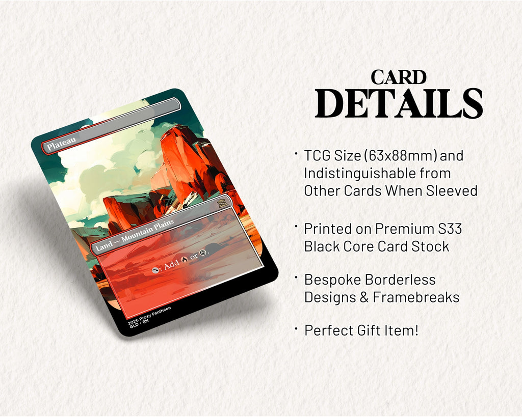 Plateau | Proxy Card | Dual Land