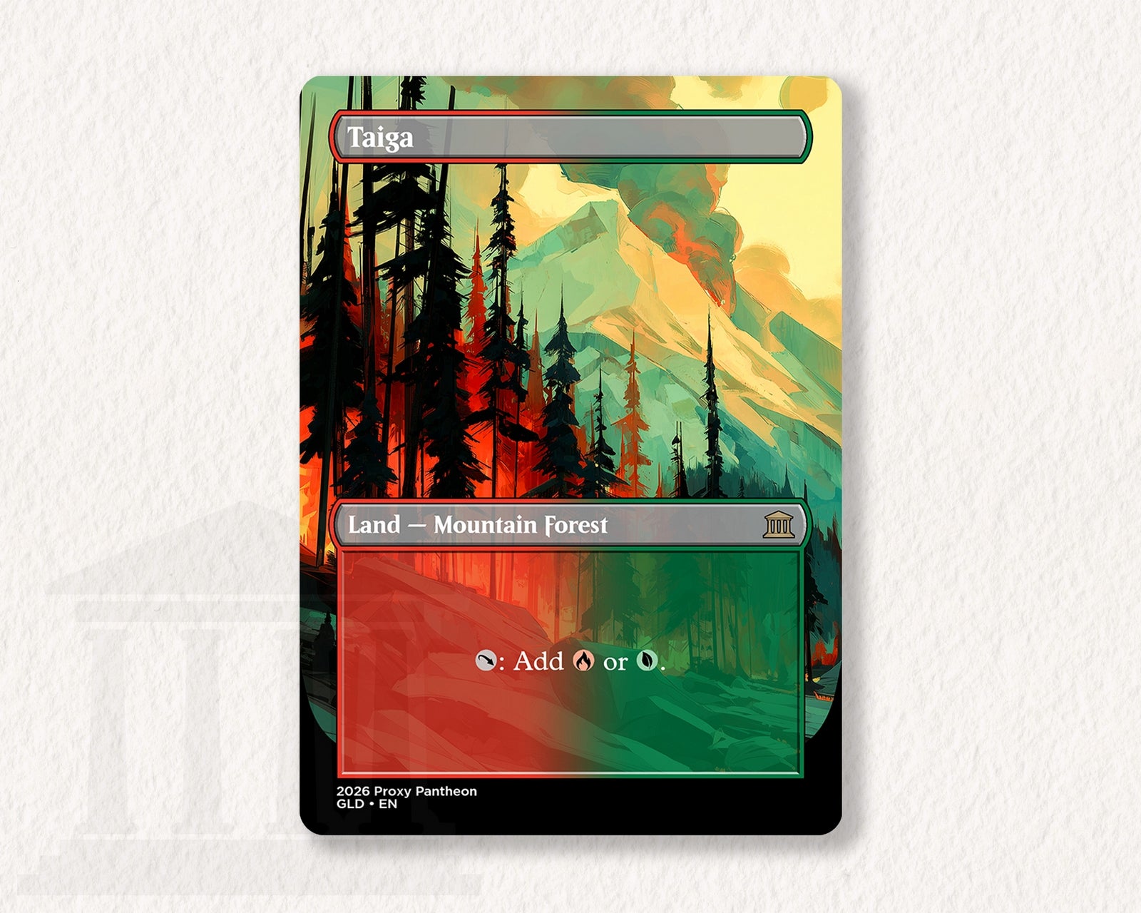 Taiga | Proxy Card | Dual Land