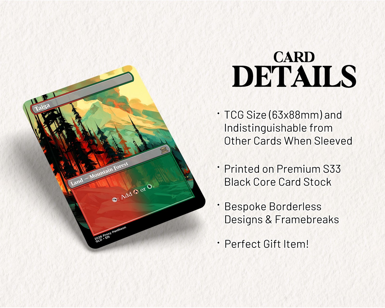 Taiga | Proxy Card | Dual Land