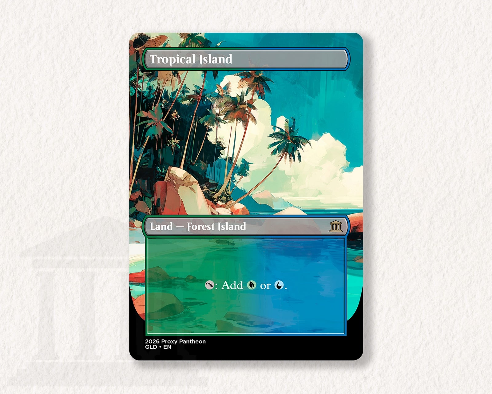 Tropical Island | Proxy Card | Dual Land