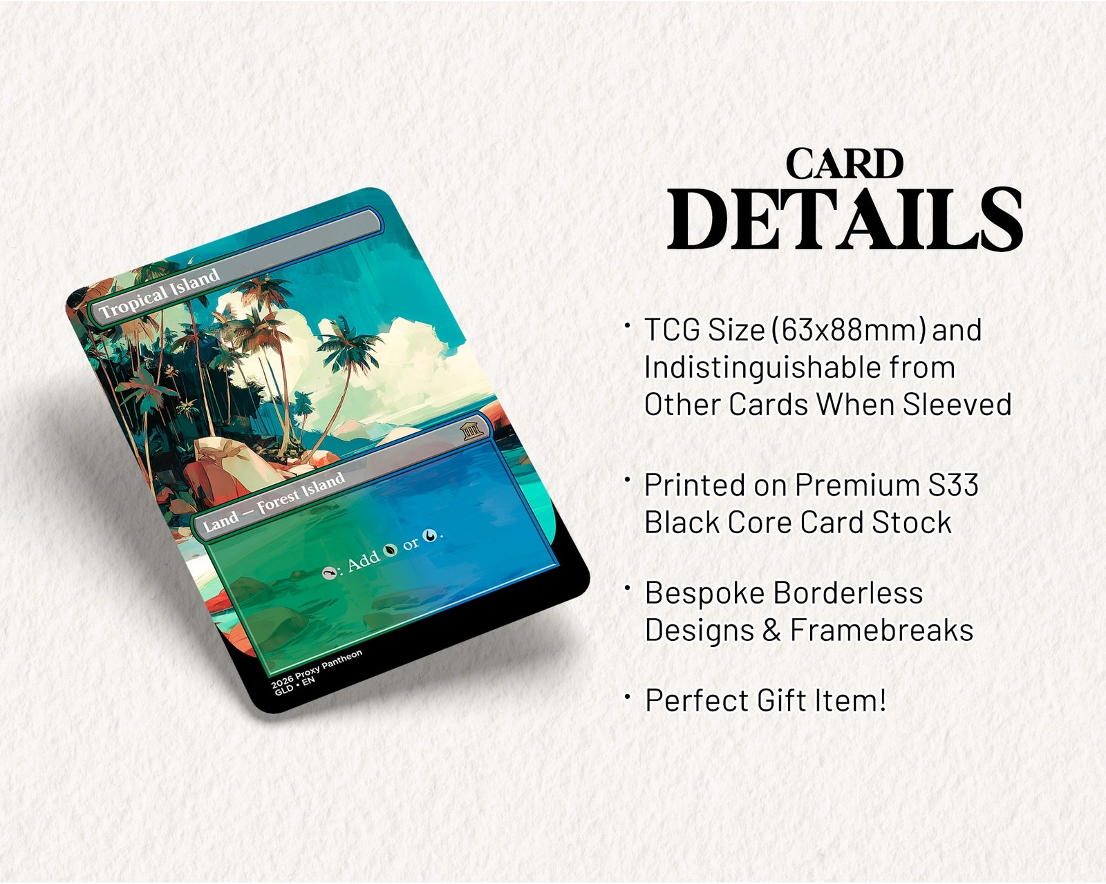 Tropical Island | Proxy Card | Dual Land