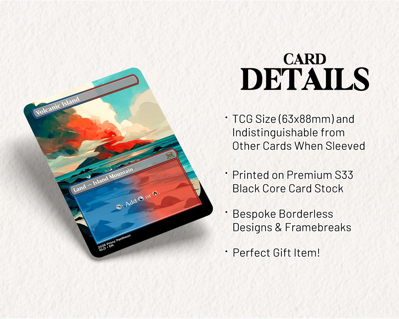 Volcanic Island | Proxy Card | Dual Land
